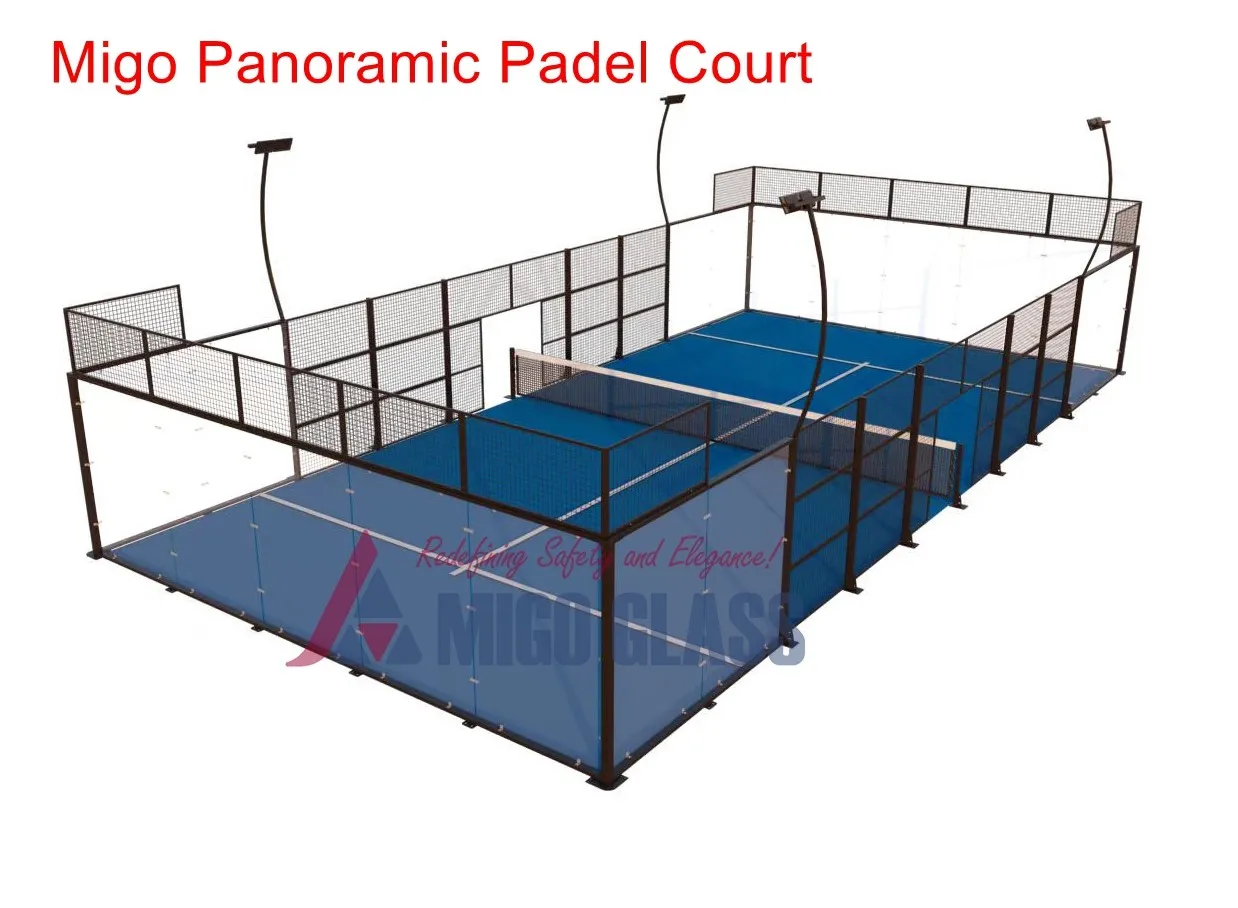 Migo panoramic padel court Migo panoramic padel court