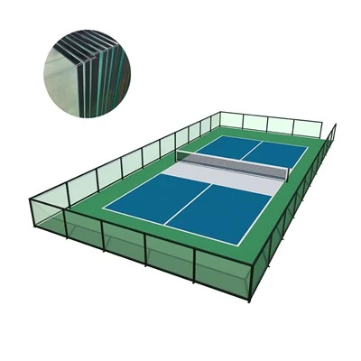 Pickleball Cout Glass Divider Pickleball Cout Glass Divider